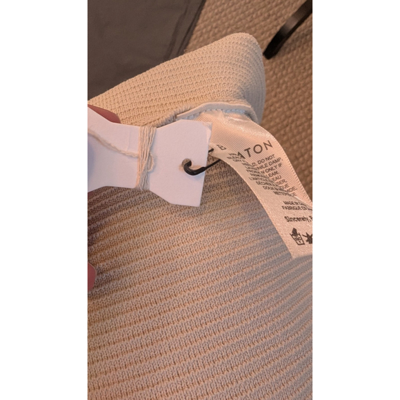 Aritzia Babaton Sculpt Knit Mini OPEN BACK Dress In MATTE PEARL size Small - Picture 9 of 10